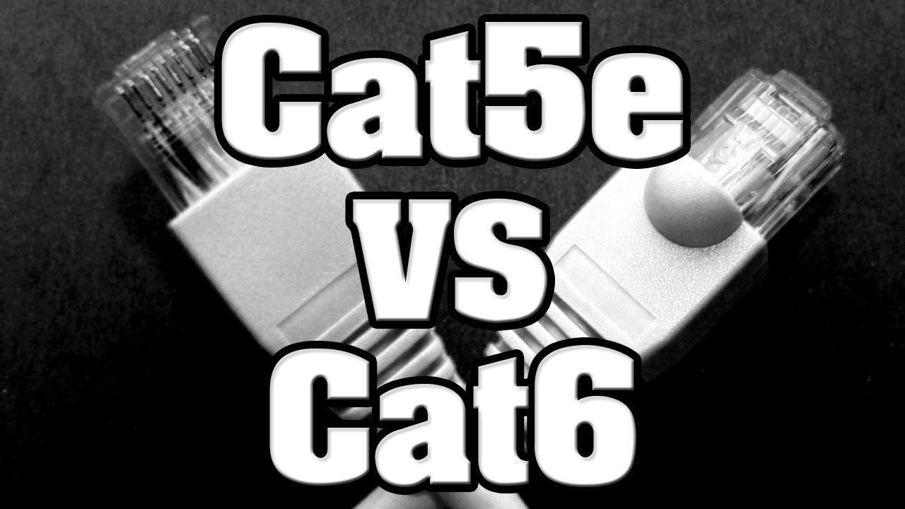 cat6 vs cat5e ethernet cables